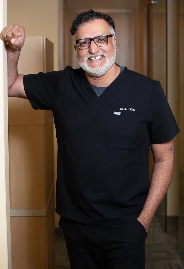 Dr. Ash Kler, dentist at Blue Bird Dental in Kamloops, BC
