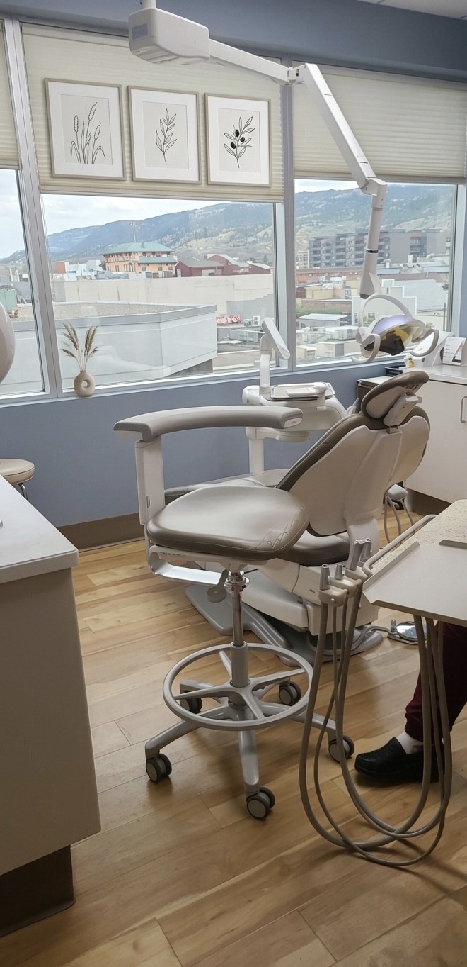 Comfortable dental operatory at Blue Bird Dental in Kamloops